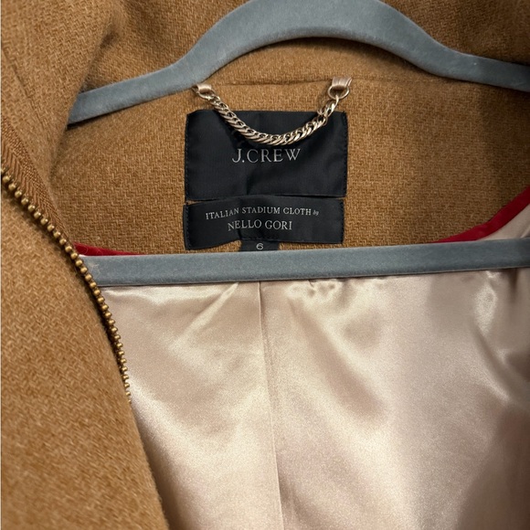 J. Crew Women's Tan Wool Coat - Picture 3 of 5